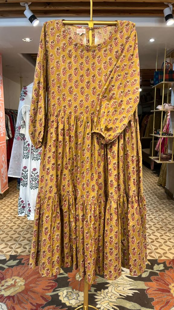 MAYA BROWN DRESS Gulabo Jaipur