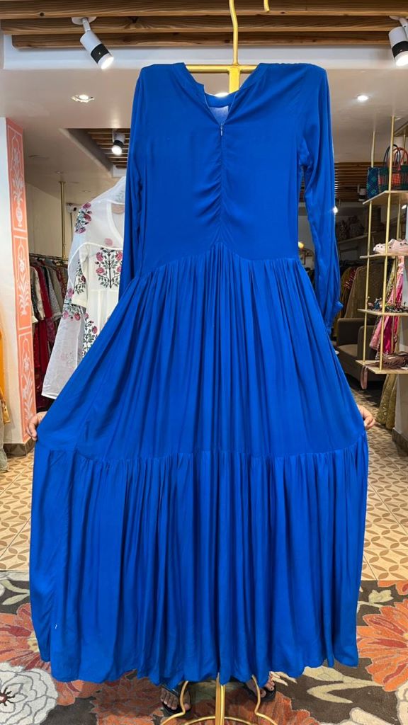 NOYA BLUE DRESS Gulabo Jaipur