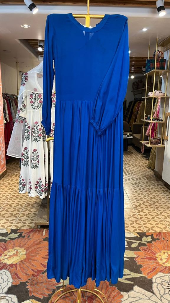 NOYA BLUE DRESS Gulabo Jaipur
