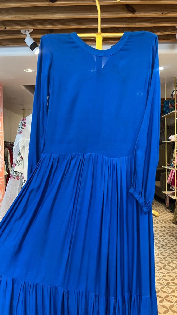 NOYA BLUE DRESS Gulabo Jaipur