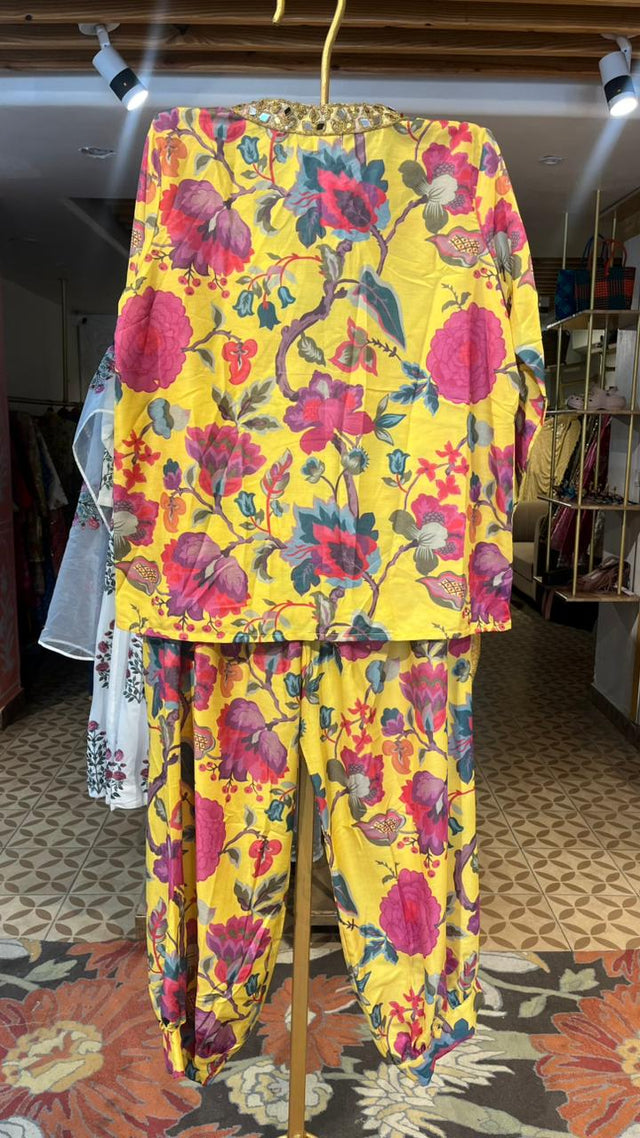 GARDEN YELLOW CO-ORD SET