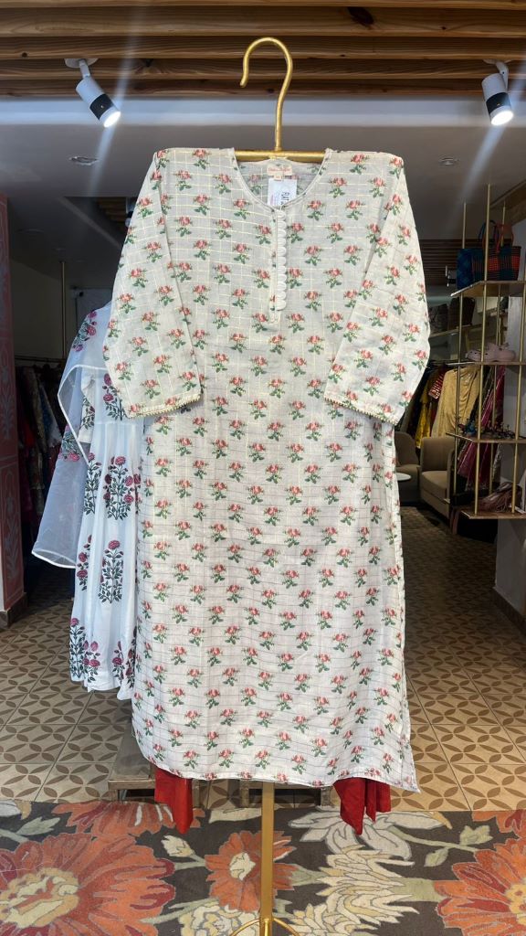 NIROZ WHITE STRAIGHT CO-ORD SET