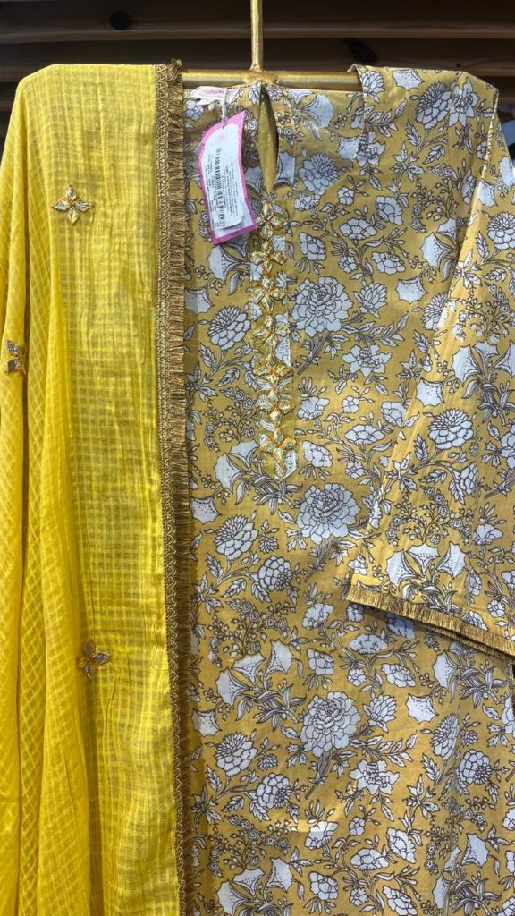 MARIGOLD YELLOW STRAIGHT SET Gulabo Jaipur