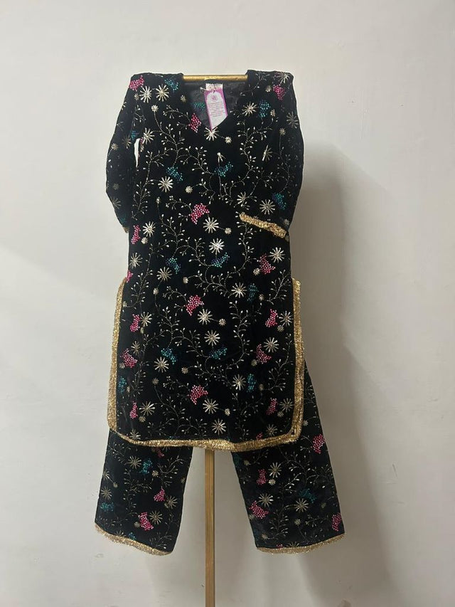 CHAYA BLACK STRAIGHT CO-ORD SET