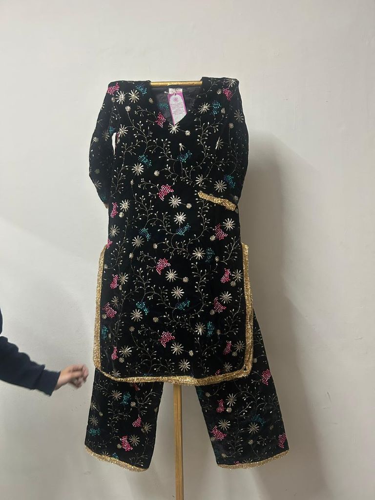 CHAYA BLACK STRAIGHT CO-ORD SET Gulabo Jaipur