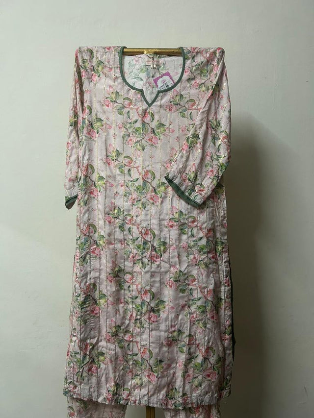 MEER PINK STRAIGHT CO-ORD SET