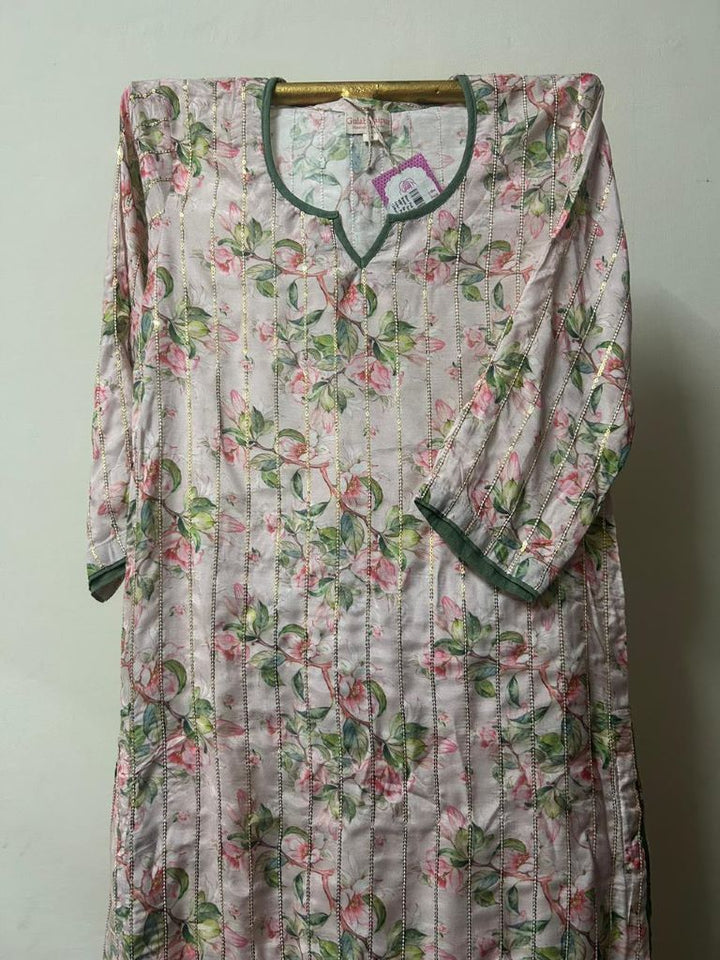 MEER PINK STRAIGHT CO-ORD SET Gulabo Jaipur