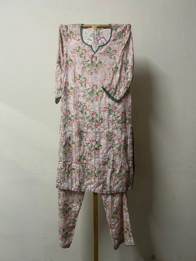 MEER PINK STRAIGHT CO-ORD SET