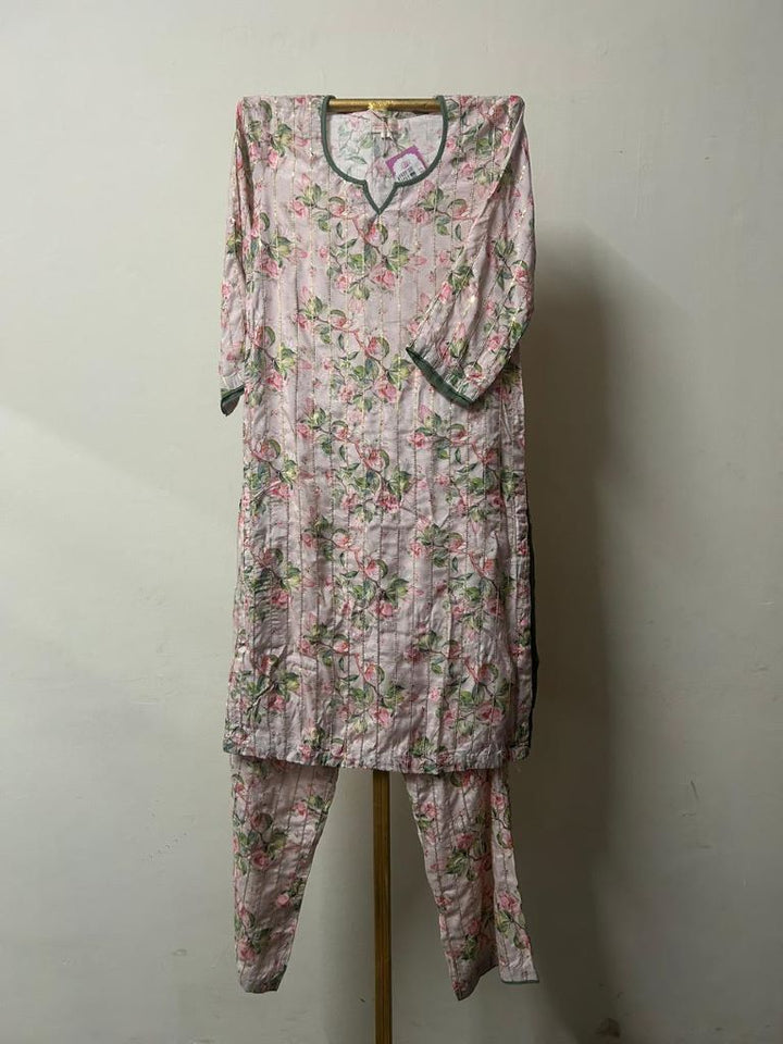 MEER PINK STRAIGHT CO-ORD SET Gulabo Jaipur