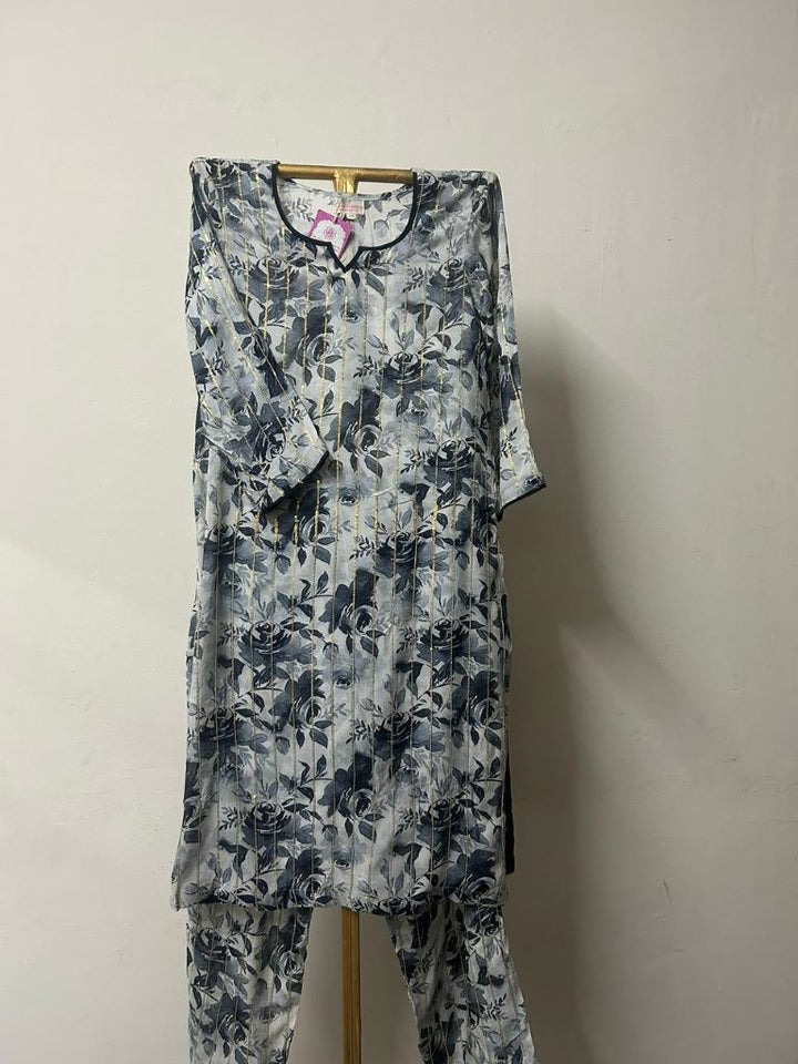 MEER BLACK STRAIGHT CO-ORD SET