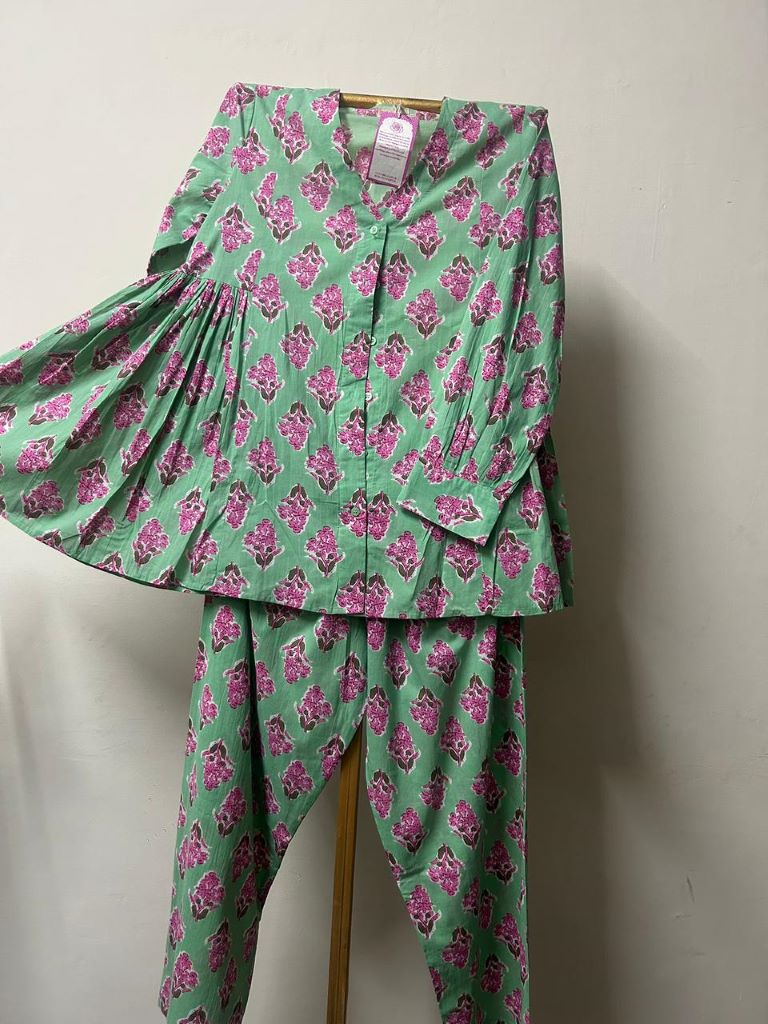 MEER GREEN CO-ORD SET