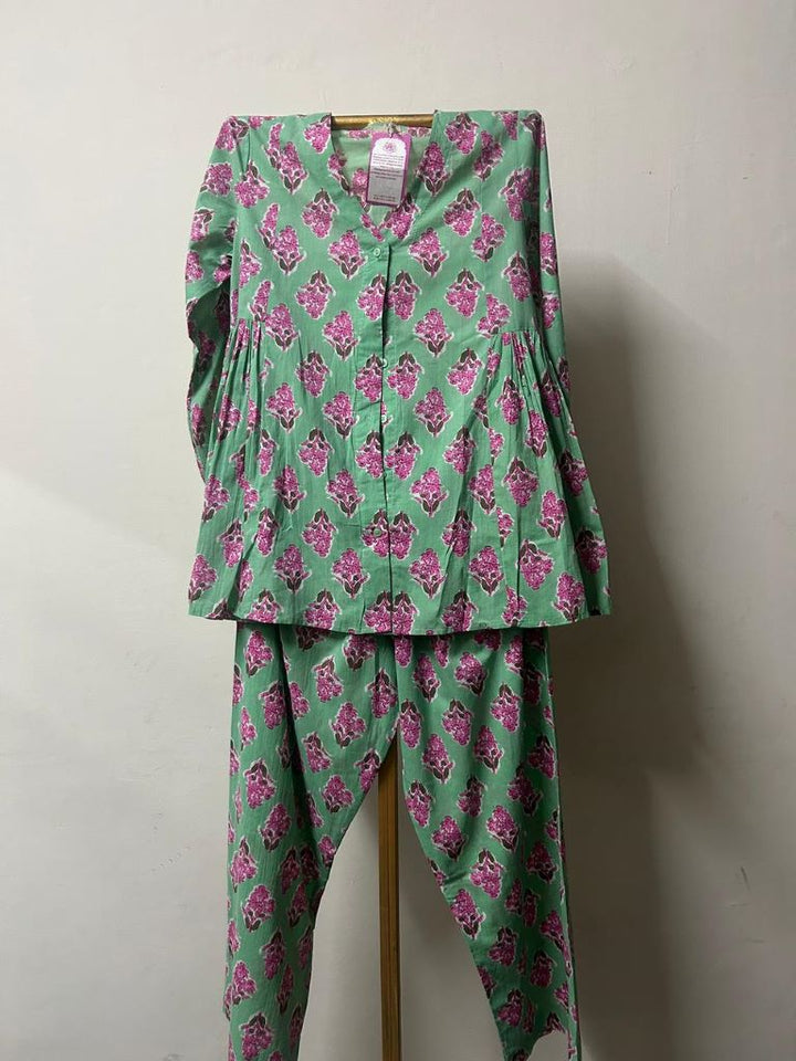 MEER GREEN CO-ORD SET