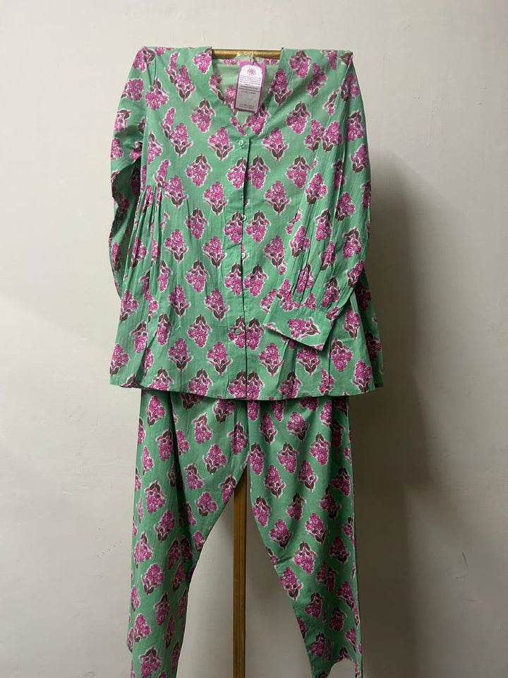 MEER GREEN CO-ORD SET