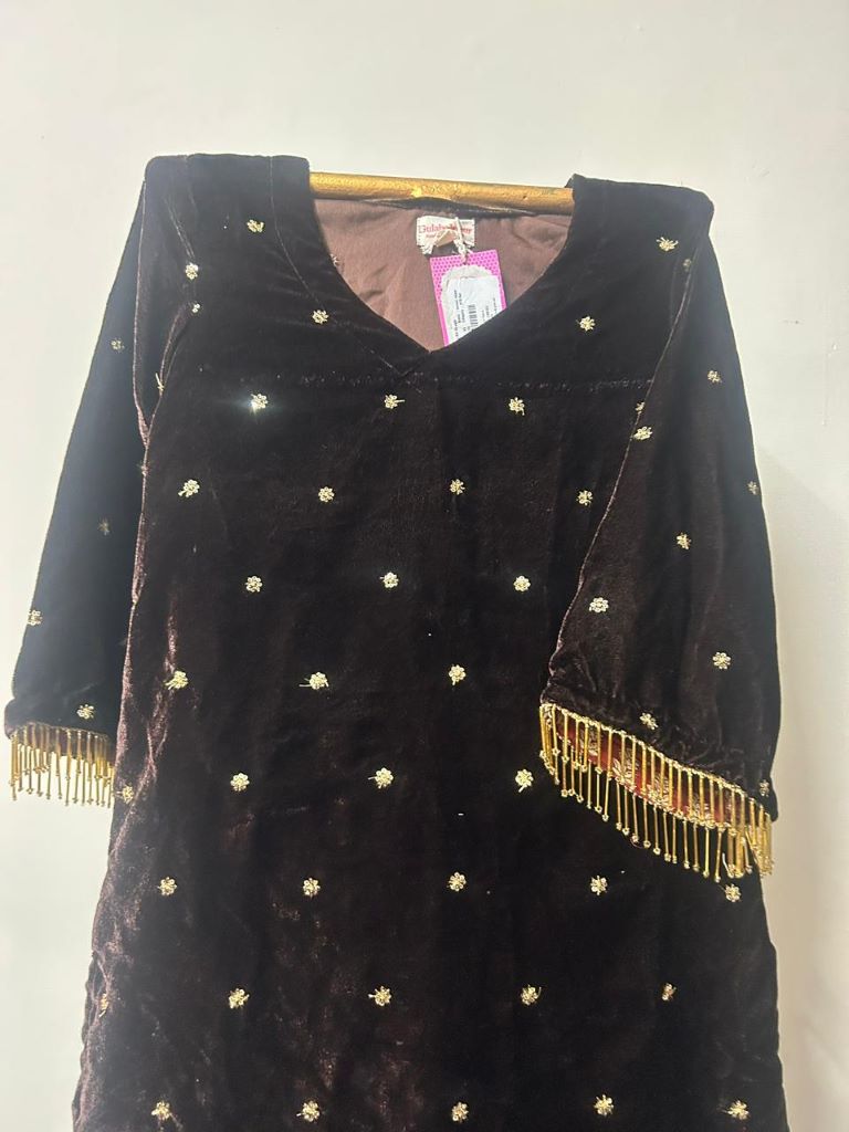 CHITRA BROWN STRAIGHT CO-ORD SET