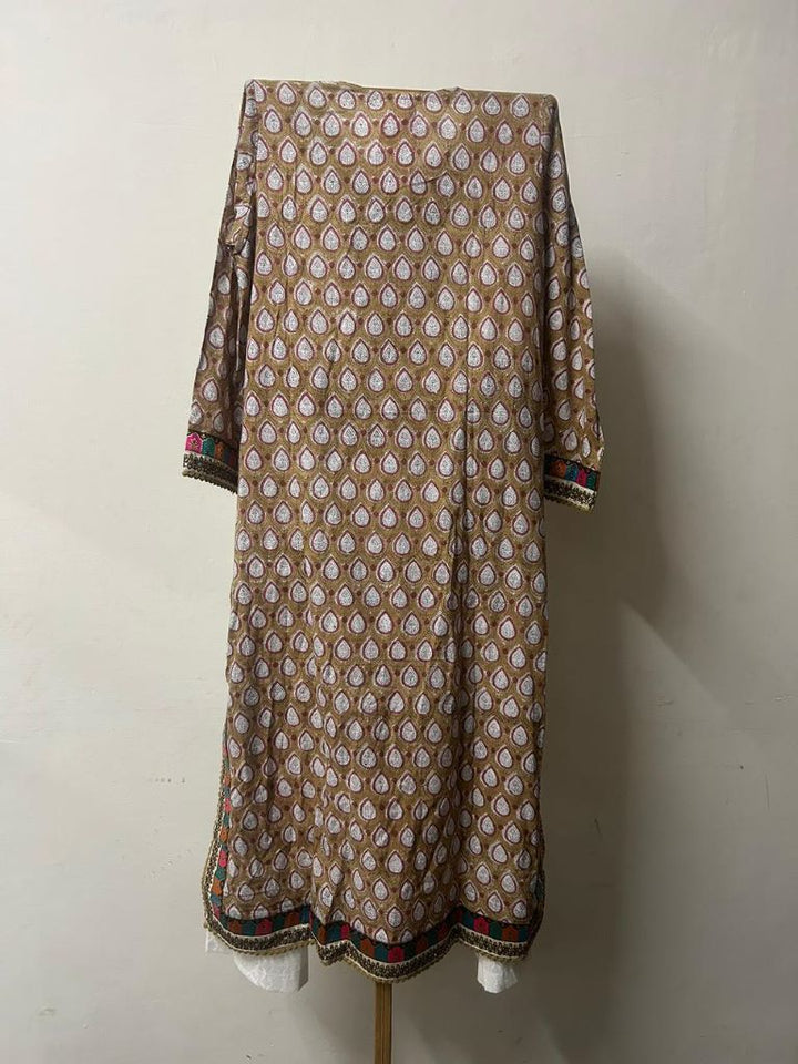 NOYA BEIGE STRAIGHT SET Gulabo Jaipur