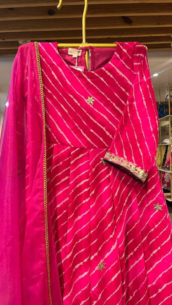 HAIRAT PINK ANARKALI SET