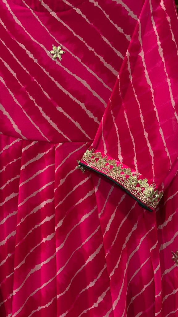 HAIRAT PINK ANARKALI SET Gulabo Jaipur