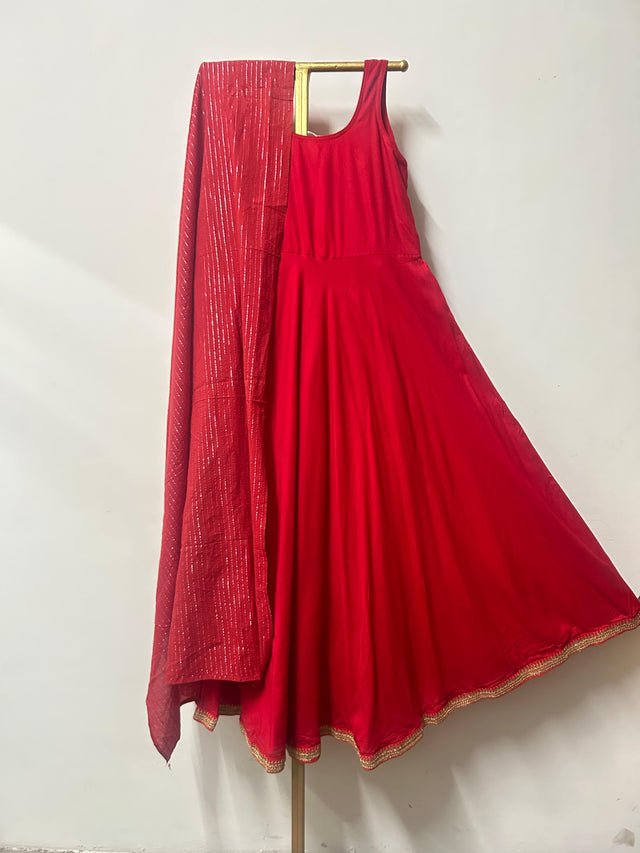 ERA RED ANARKALI SET