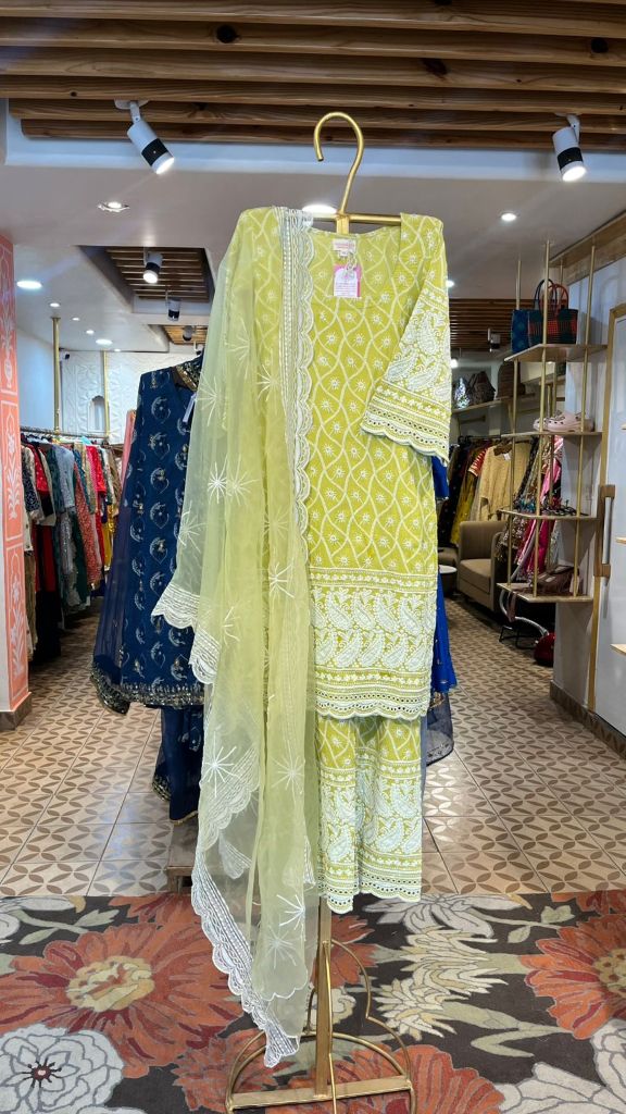 Hina Green Straight set Gulabo Jaipur