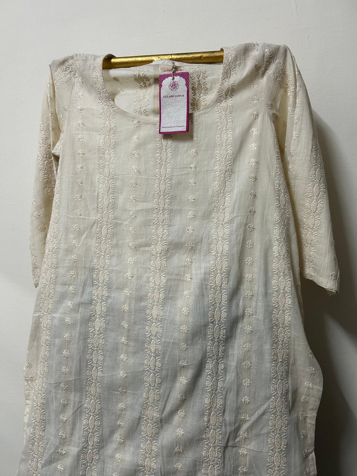 ROHA WHITE STRAIGHT CO-ORD SET Gulabo Jaipur