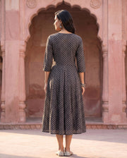 Black & White Booti Anarkali 2