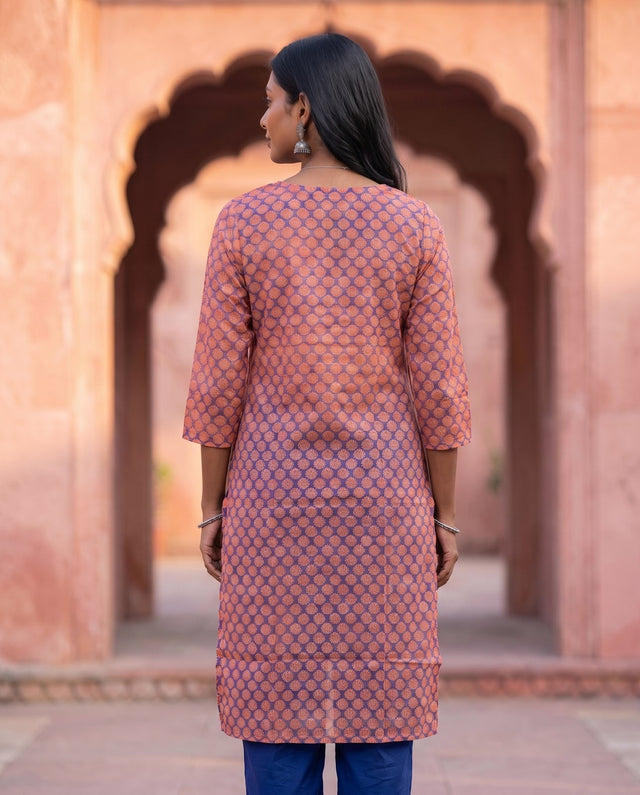Coral Medallion Co-ord Set