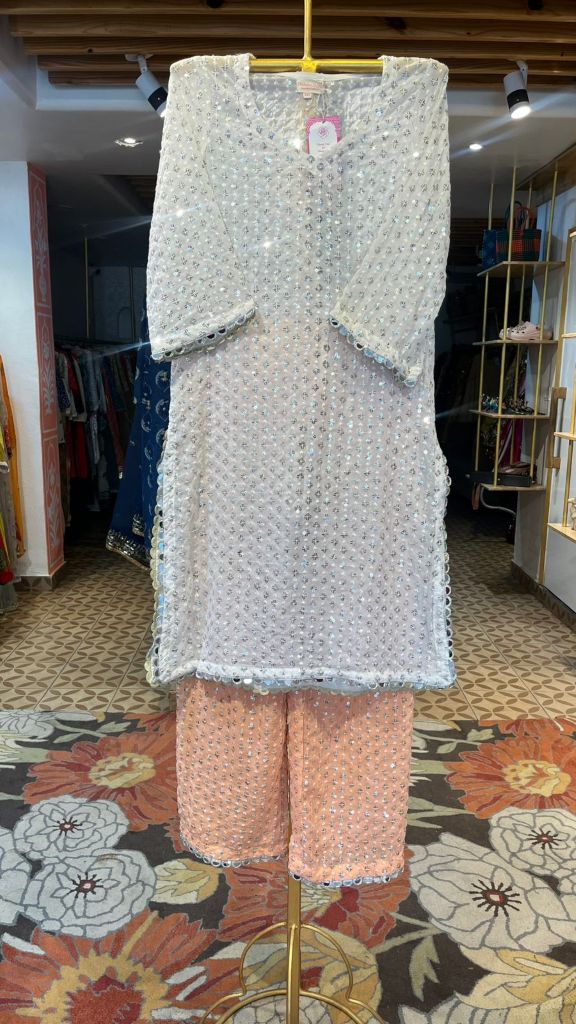 Uzma White Co-ord Set