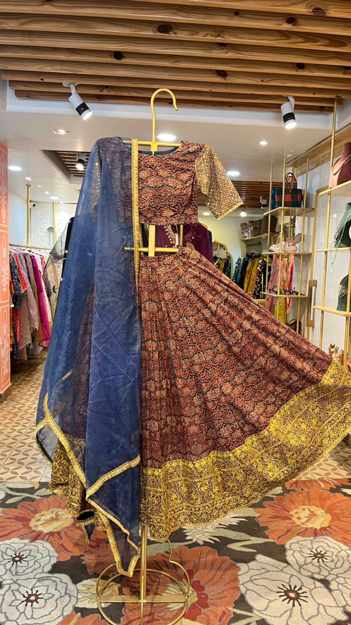 SHYRA RED LEHENGA SET Gulabo Jaipur