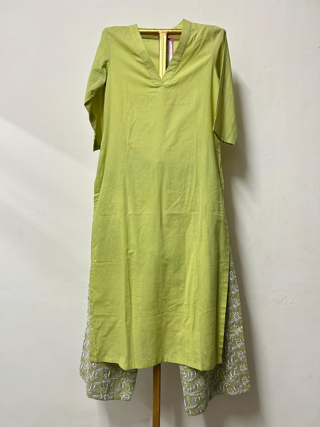 NEER GREEN STRAIGHT CO-ORD SET Gulabo Jaipur