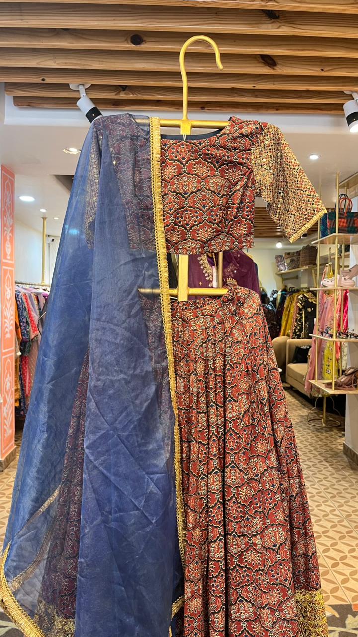 SHYRA RED LEHENGA SET Gulabo Jaipur