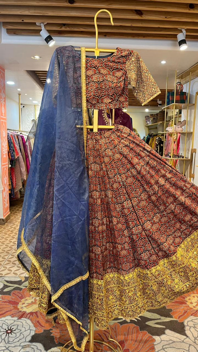 SHYRA RED LEHENGA SET