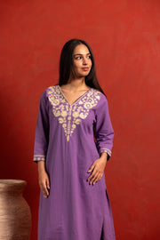 Anaya Lilac Pure Cotton Co-ord Set 5