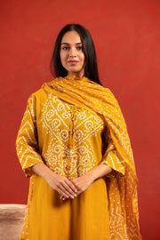 Amaira Mustard Pure Cotton Kurta Suit Set 5