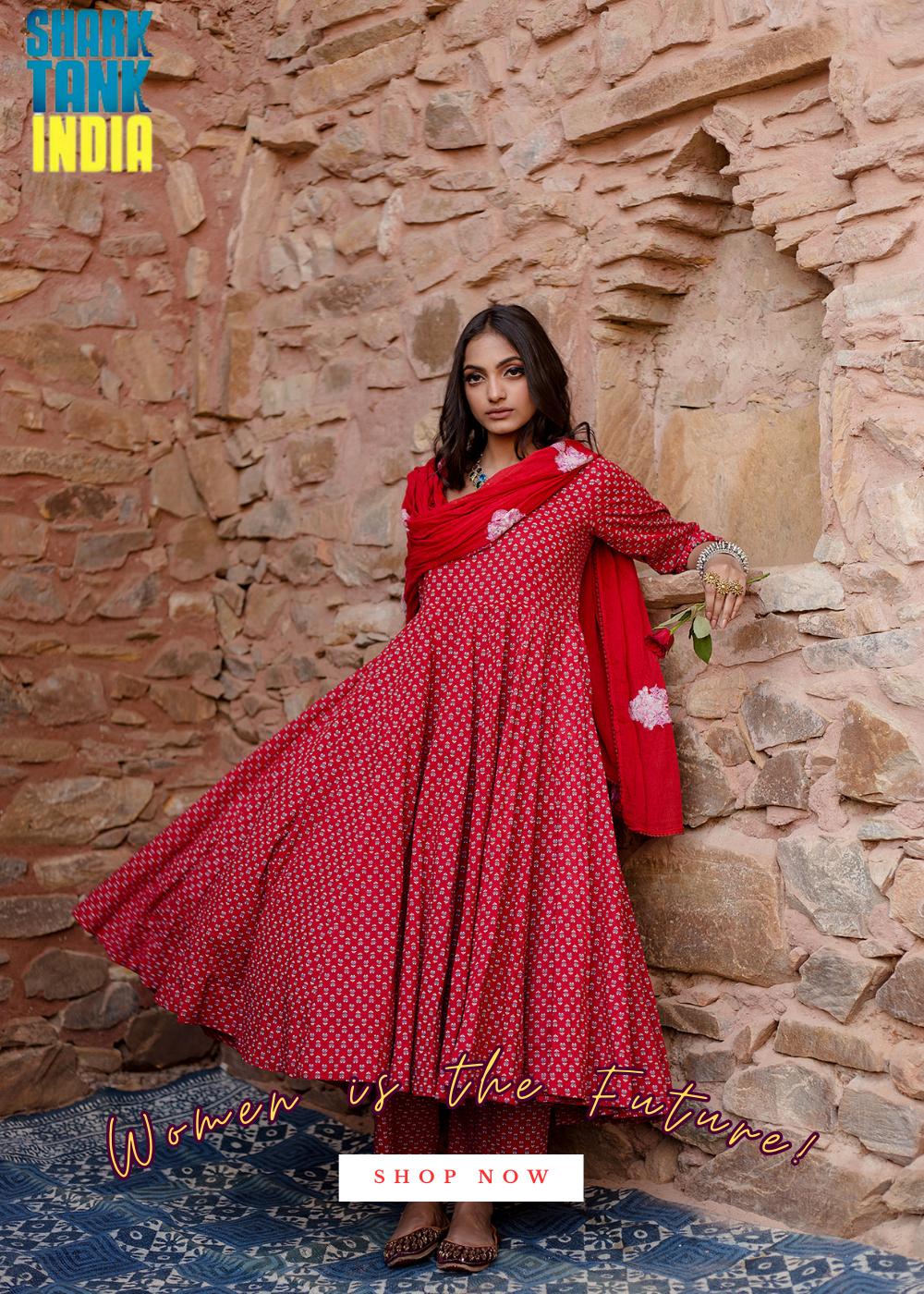 Shop red online dress shark tank