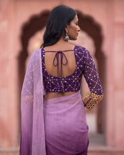Purple Glam Sequin Blouse 2