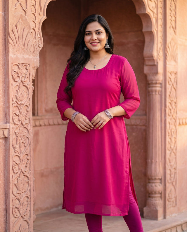 Rani Pink Kurta