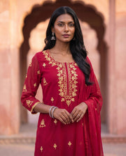 Rani Red Gold Straight Set 3