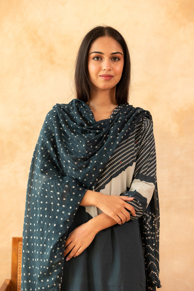 Meher Teal Pure Cotton Kurta Suit Set