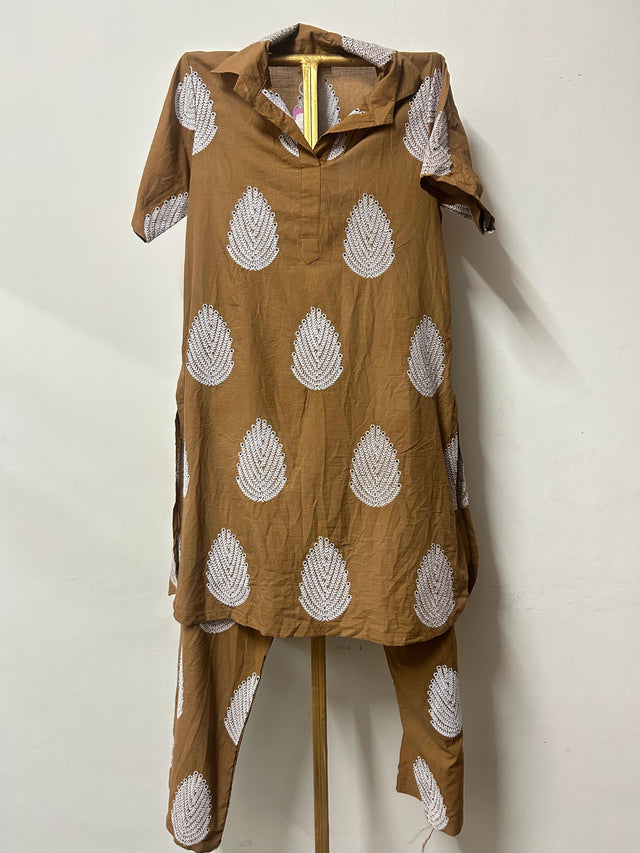 KHALAK BROWN CO-ORD SET