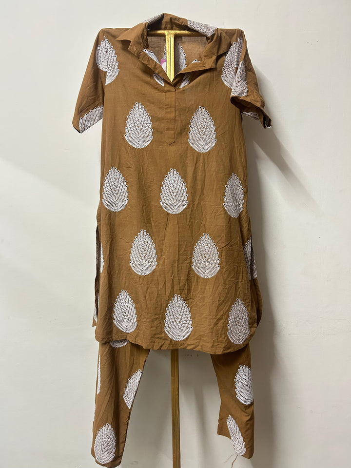 KHALAK BROWN CO-ORD SET