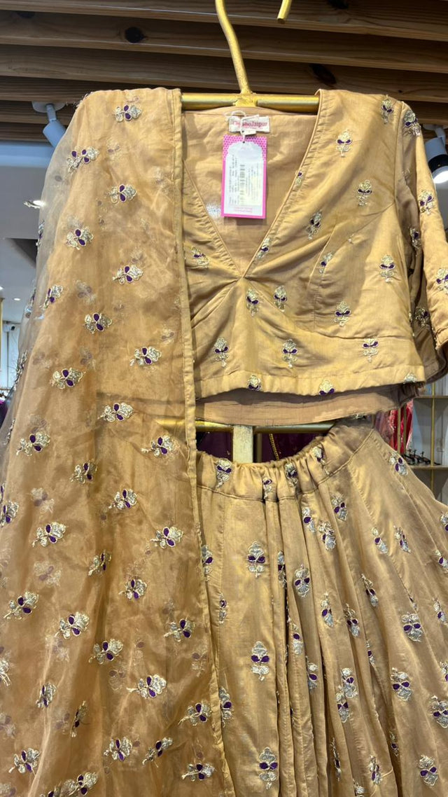 ADA GOLDEN LEHENGA SET