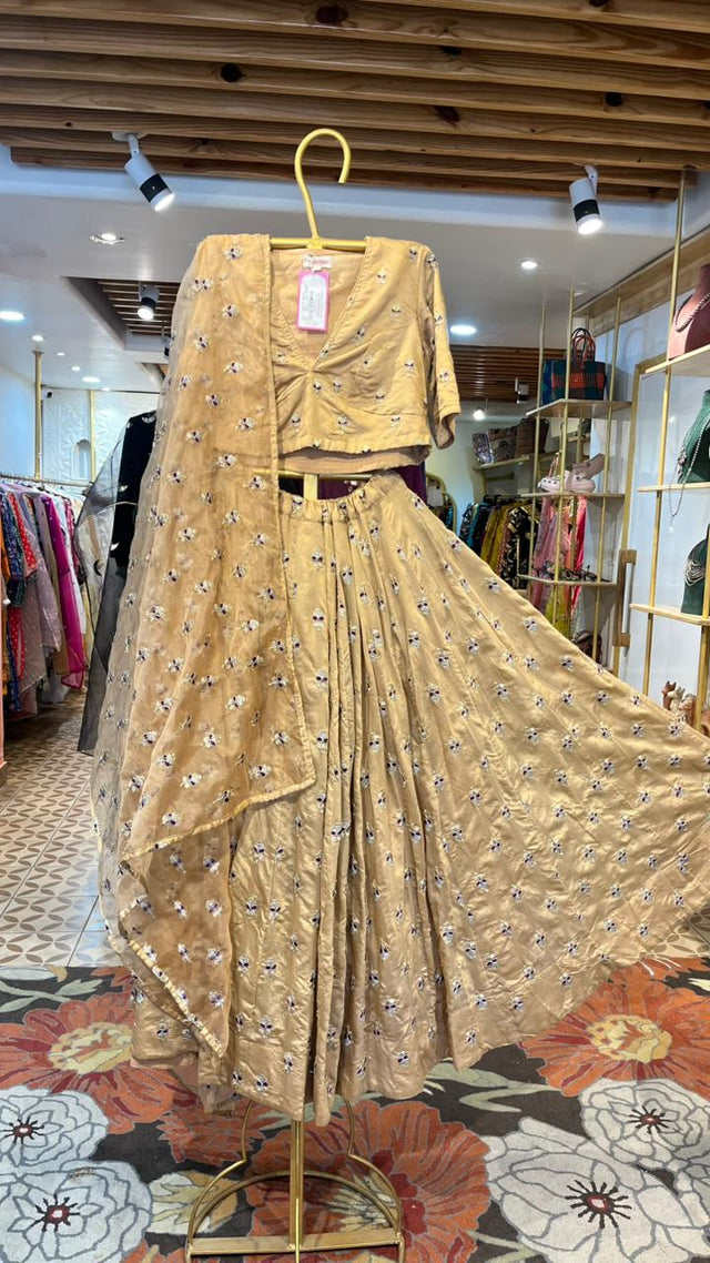ADA GOLDEN LEHENGA SET