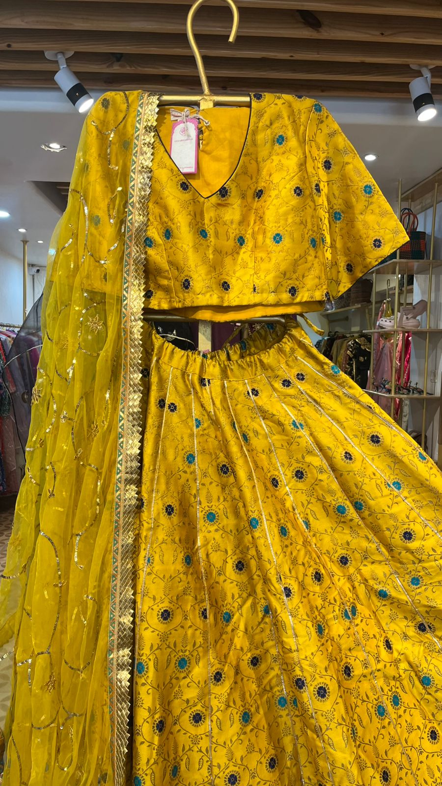 BLOOM YELLOW LEHENGA SET Gulabo Jaipur