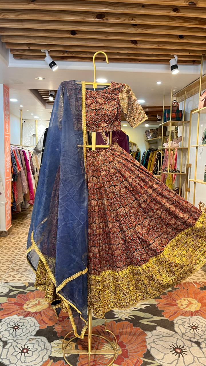 SHYRA RED LEHENGA SET Gulabo Jaipur