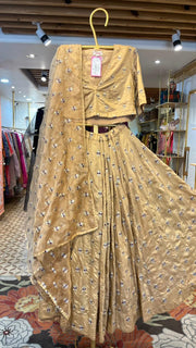 ADA GOLDEN LEHENGA SET 4