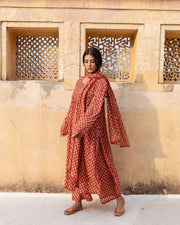 Abaya Red Kurta Set 5