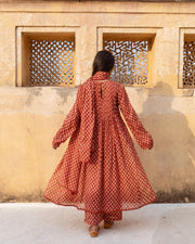 Abaya Red Kurta Set 4