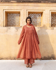 Abaya Red Kurta Set 9