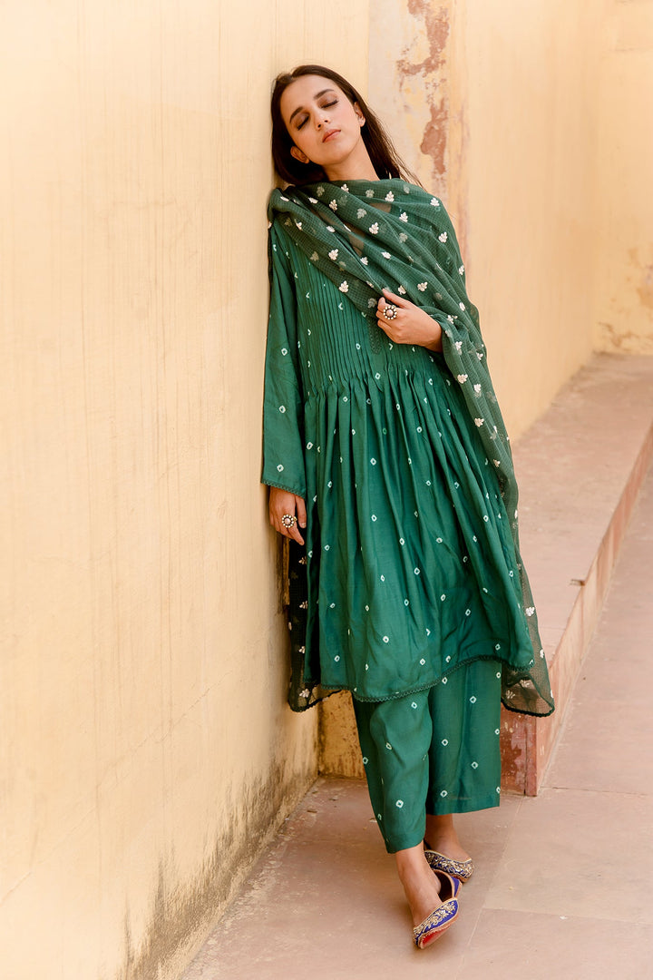 ADA GREEN SET Gulabo Jaipur
