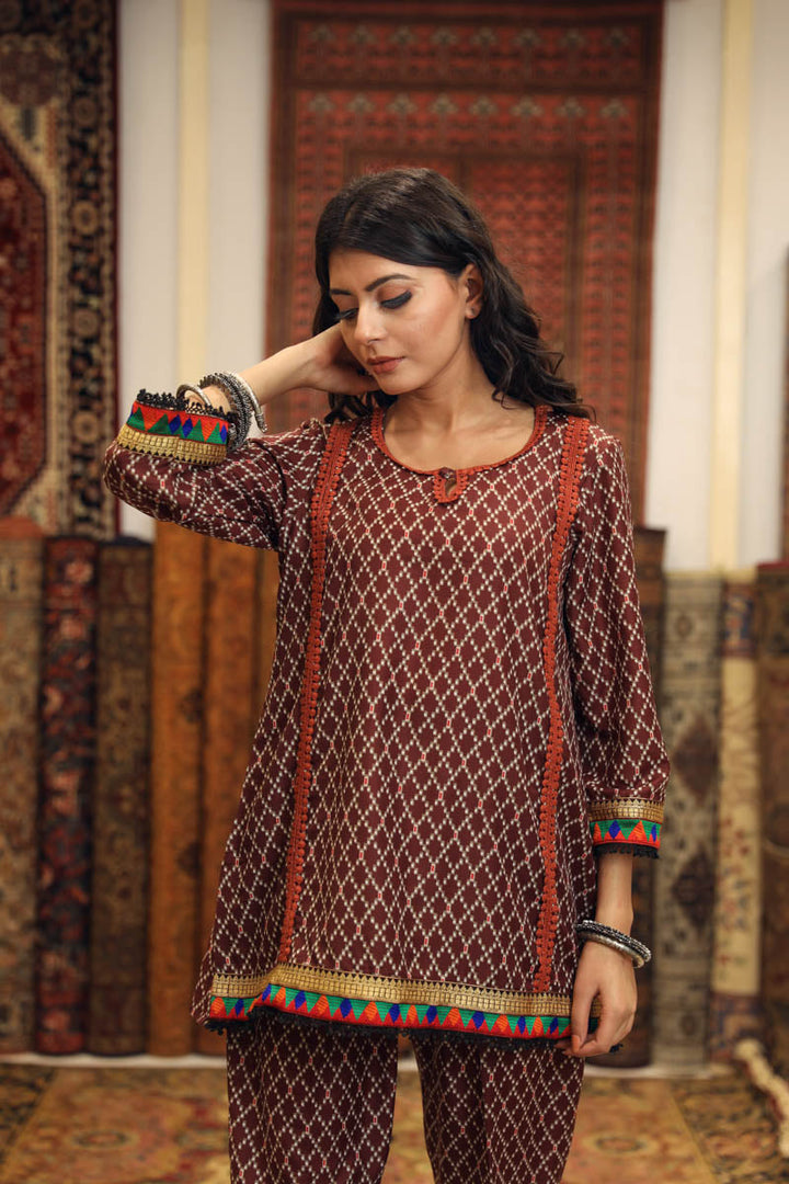 Abra Brown Set Gulabo Jaipur